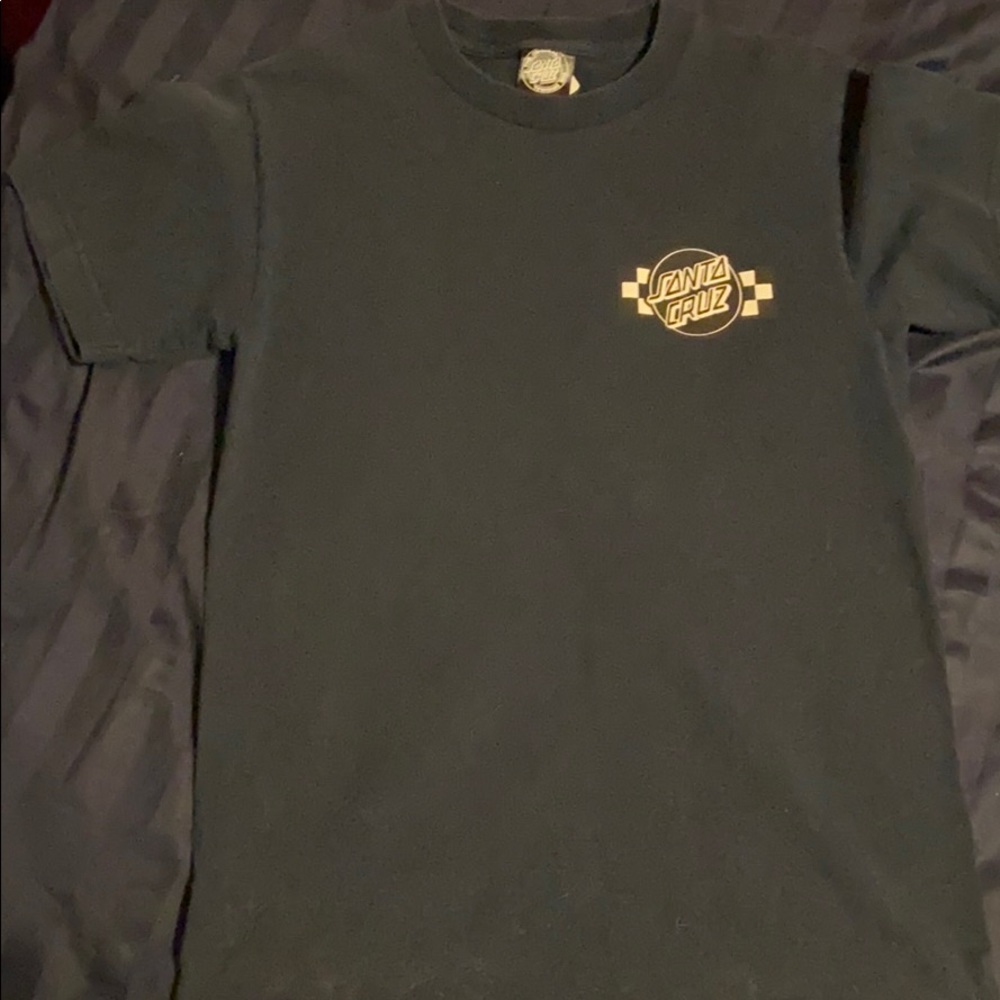 dark blue santa cruz shirt